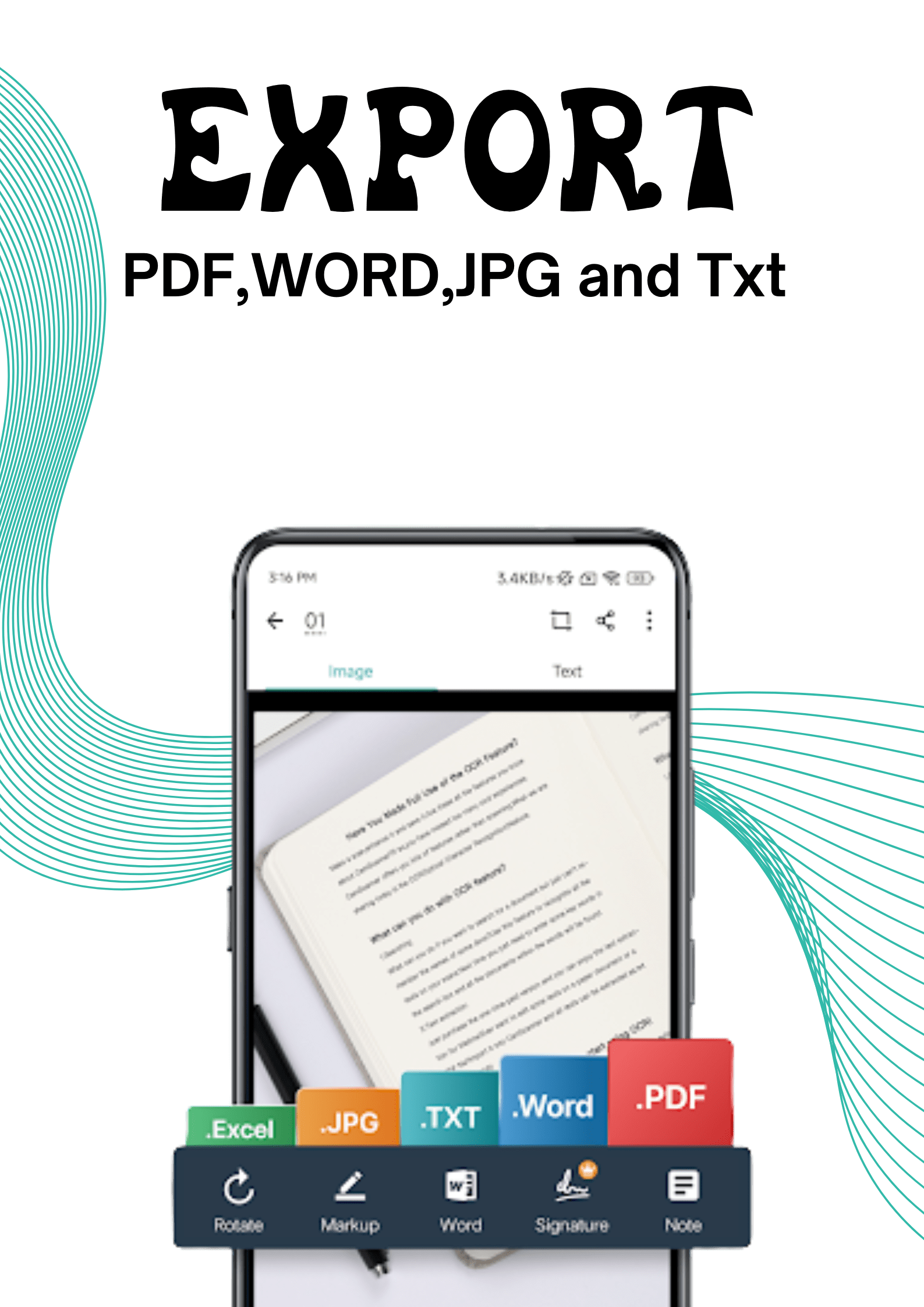 CamScanner Mod APK Latest Version (Pro, Premium Unlocked, No Watermark) 9 Export files in Multiple formates in Camscanner