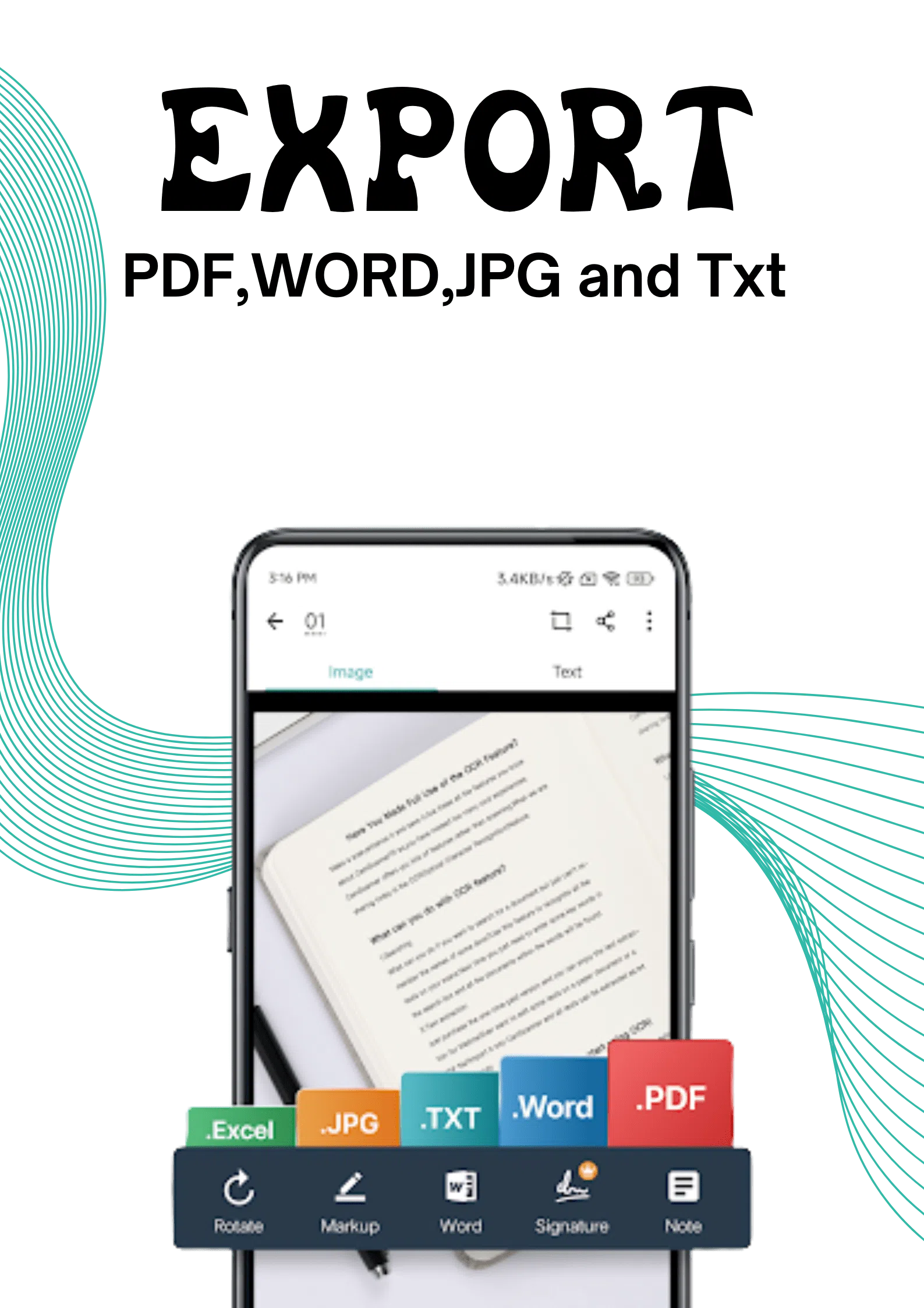 CamScanner Mod APK Latest Version (Pro, Premium Unlocked, No Watermark) 9 Export files in Multiple formates in Camscanner