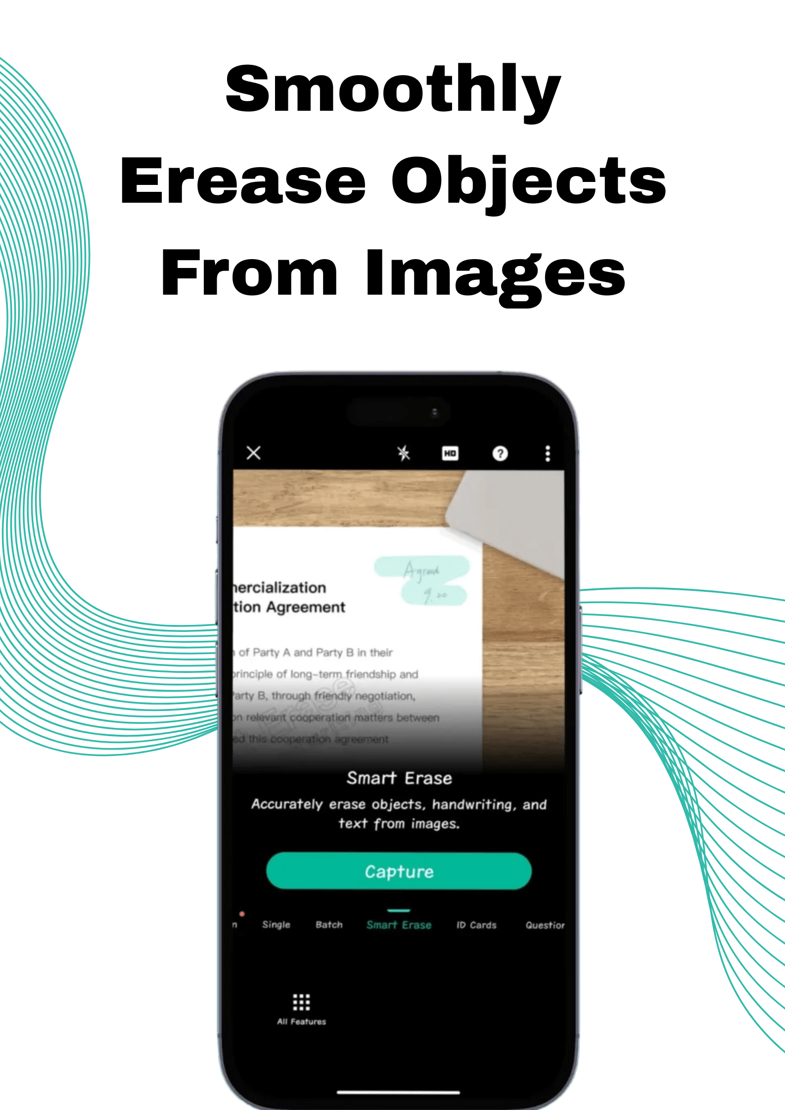CamScanner Mod APK Latest Version (Pro, Premium Unlocked, No Watermark) 13 Easily Erase Object on CamScanner