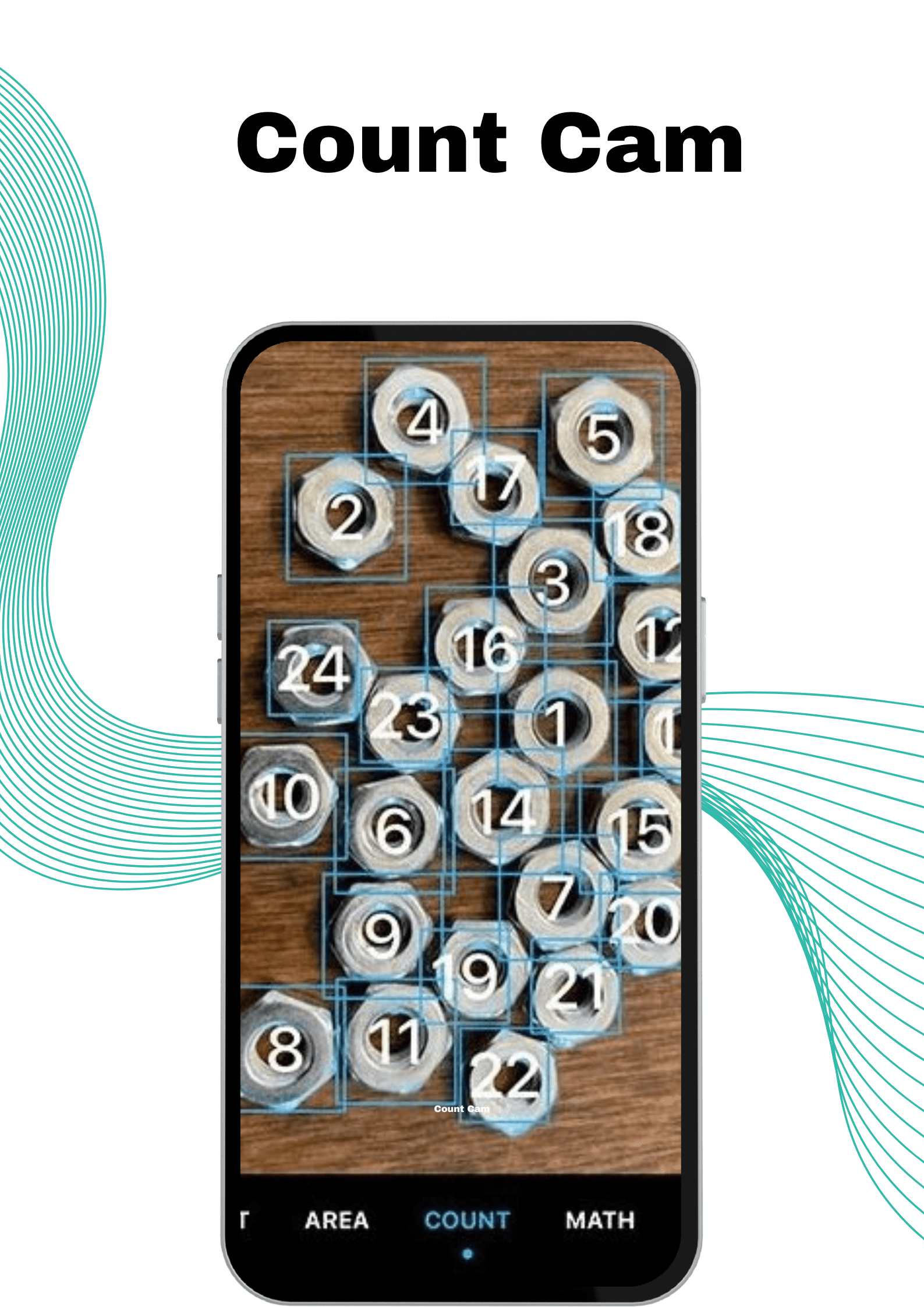 CamScanner MOD APK v7.3.1.25 (Pro, Premium, No Watermark) 2025 16 Smart Count Cam in the latest version of CamScanner