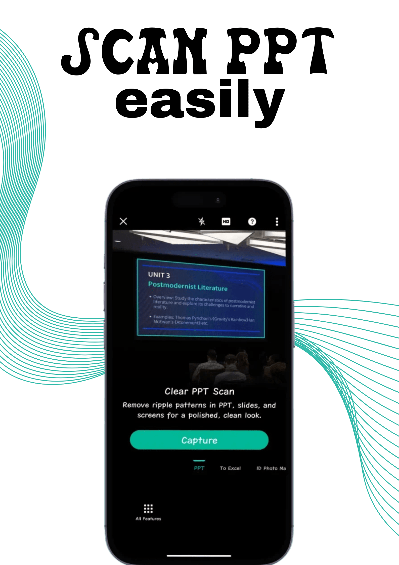 CamScanner MOD APK v7.3.1.25 (Pro, Premium, No Watermark) 2025 14 Scan PPT easily in Camscanner Gold Mod Apk